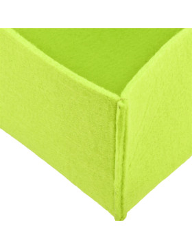 Korb -Filly- 2er-Set Filz 19x30cm grün