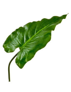 Blatt Pfeilus Stiel-Kunstpflanze 25x14-80cm grün