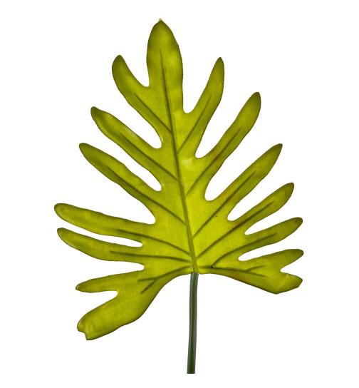 Blatt Fingerus Stiel-Kunstpflanze 29x20-78cm gr&uuml;n