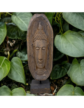 Buddha Deko Design Resin 52cm braun