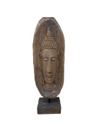 Buddha Deko-Objekt St&auml;nder Resin 52x17x10cm braun