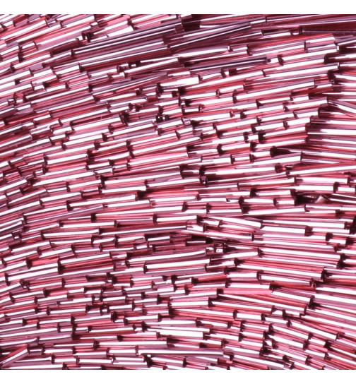 Kranz Pipe-Design Kunststoff 33x33x5cm pink-metallic