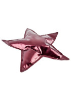Sterne 6er-Set Metallic Deko 24cm burgundy