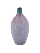 Vase -Tristan- Porzellan 18cm grau-gr&uuml;n