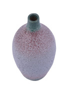 Vase -Tristan- Porzellan 18x9cm grau-gr&uuml;n