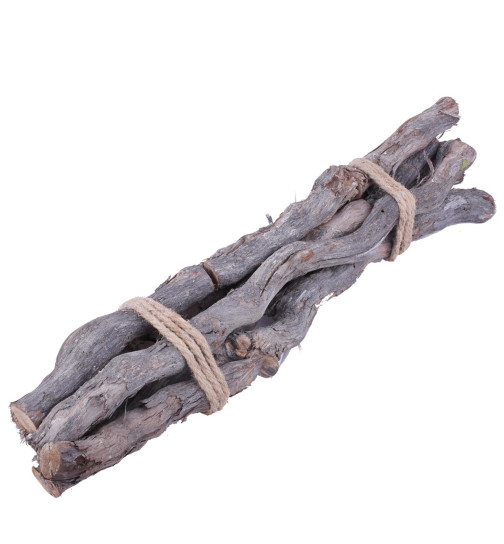 Bündel -Twigs- Deko-Objekt Holz 60x15x15cm grau-natur