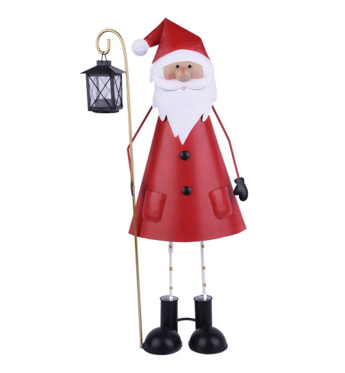 Weihnachtsmann -Harry- Metall 64cm rot