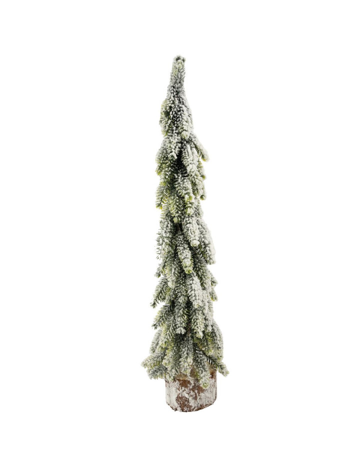 -Winter Dekoration Weihnachten, grün-weiss 9, Oaks- 46x9cm Tannenbaum