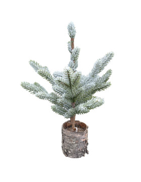 Tannenbaum -Spruce- Topf 46cm grün-weiss