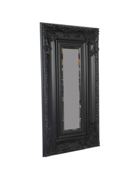 Spiegel -Murcia- Holz-Glas 120x60x4cm schwarz