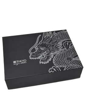 Geschenkbox -Espresso Dragon Platinum- Porzellan