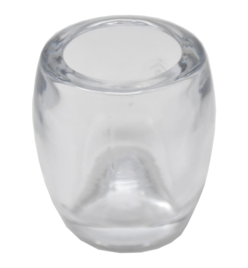 Teelichthalter -Rasteli- Glas 8x7cm klar
