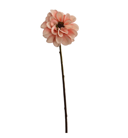 Kunstblume -Dahlie- Stiel 55cm € Seidenblumen peach 3,99 Dekoration