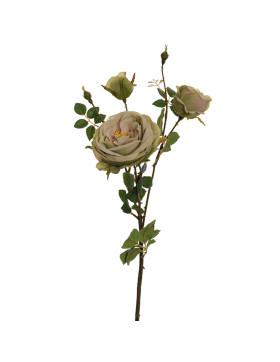 Stiel -Rosen- Kunstblume 62cm grün