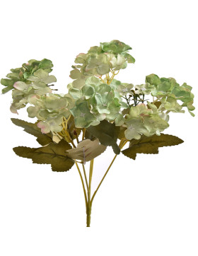Kunstblume -Hortensien- Stiel 25cm grün