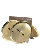Kerzenhalter 4er-Set Metall 5x8cm gold
