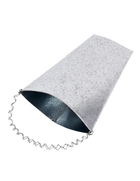 Tasche Dekofloral Metall 25x17cm silber