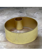 Kerzenleuchter -Rigo- Metall 10cm gold