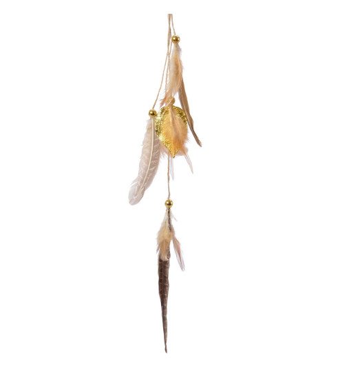 Girlande -Feathers- 45cm natur