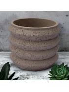 Blumentopf -Pato- Keramik 10x13cm creme