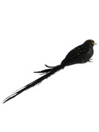 Vogel Deko Baumschmuck 50cm schwarz