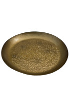Schale -Scalpa- Metall 40cm gold