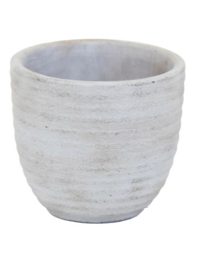 Blumentopf -Salsa- Keramik 10x12cm grau