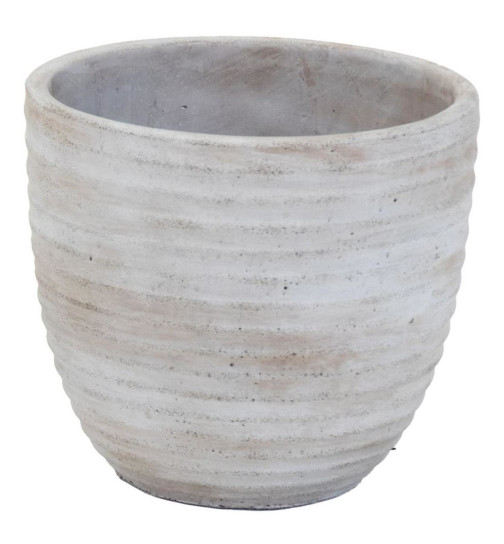Blumentopf -Salsa- Keramik 16x18cm grau
