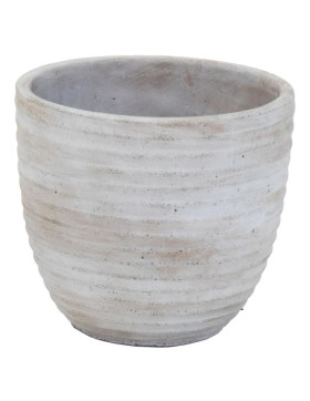 Blumentopf -Salsa- Keramik 16x18cm grau