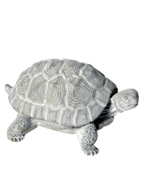 Schildkröte Deko Beton 23x32cm grau