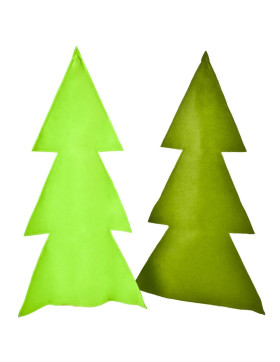 Eierwärmer -Tannenbaum- 4er-Set Filz 20cm grün